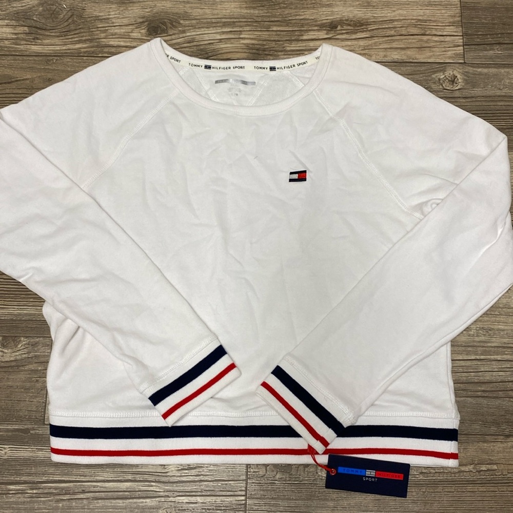 TOMMY HILFIGER cropped crew neck